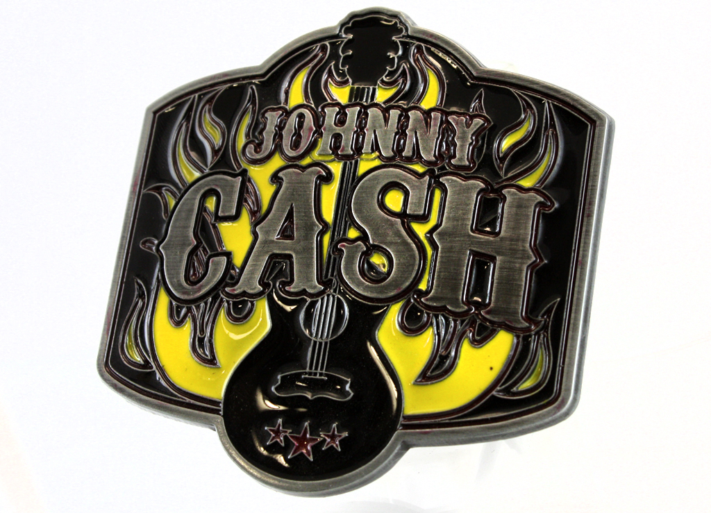 Пряжка Johnny Cash - фото 2 - rockbunker.ru