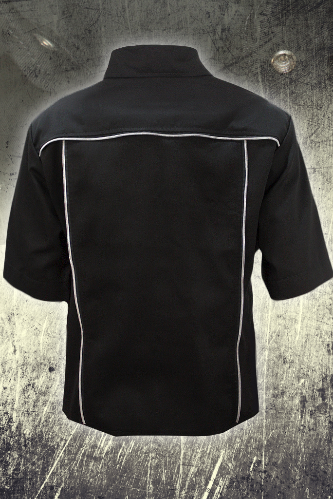 Рубашка Hacker 041 с короткими рукавами - фото 9 - rockbunker.ru