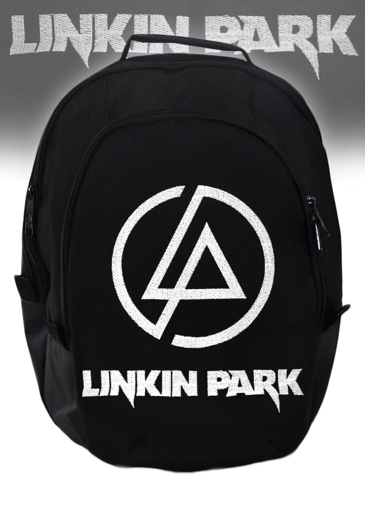 Рюкзак Linkin Park текстильный - фото 1 - rockbunker.ru