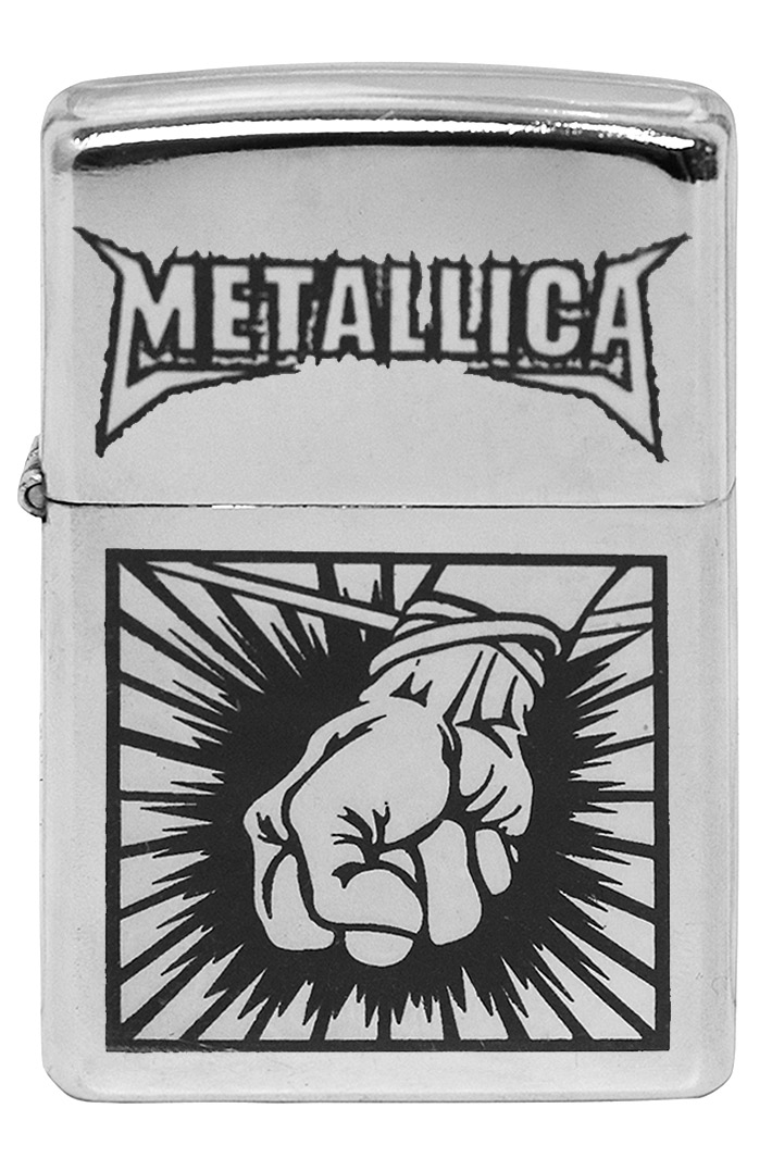 Зажигалка с гравировкой Metallica - фото 1 - rockbunker.ru