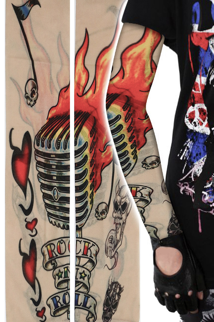 [60 Фото] Тату Рок Н Ролл | Эскизы и Стиль | Music tattoos, Girls with sleeve tattoos, Stone tattoo