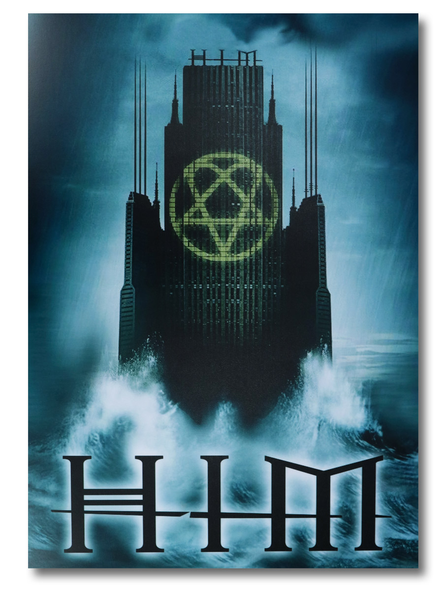 Плакат пластиковый HIM - фото 1 - rockbunker.ru