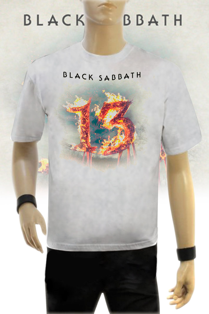 Футболка Black Sabbath 13 - фото 1 - rockbunker.ru