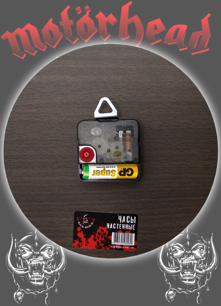 Часы настенные RockMerch Motorhead Lemmy Killmister - фото 2 - rockbunker.ru