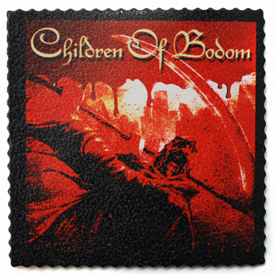 Кожаная нашивка Children of Bodom - фото 1 - rockbunker.ru