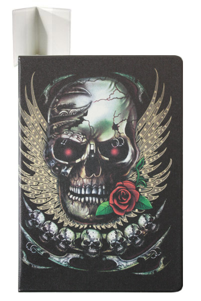 Обложка на паспорт RockMerch Skull - фото 1 - rockbunker.ru