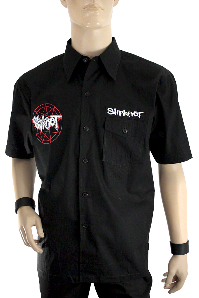 Рубашка с коротким рукавом Slipknot - фото 1 - rockbunker.ru