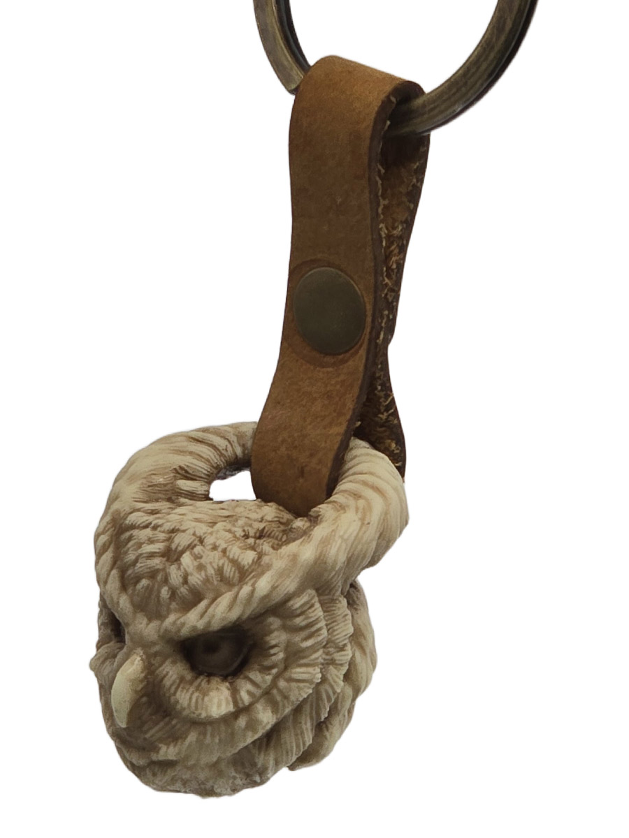 Брелок Голова Совы - фото 2 - rockbunker.ru