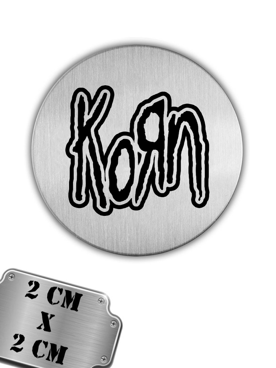 Значок-пин Korn - фото 1 - rockbunker.ru