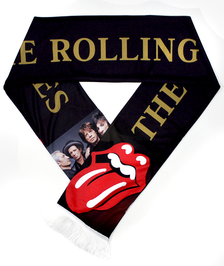 Шарф летний The Rolling Stones - фото 1 - rockbunker.ru
