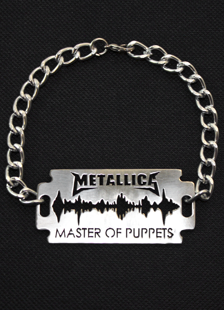 Браслет Metallica Master of Puppets - фото 1 - rockbunker.ru