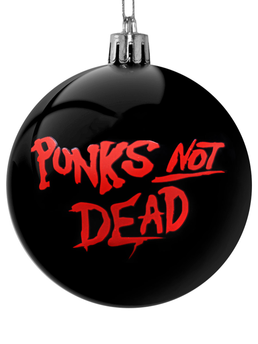 Елочный шар RockMerch Punks Not Dead - фото 1 - rockbunker.ru