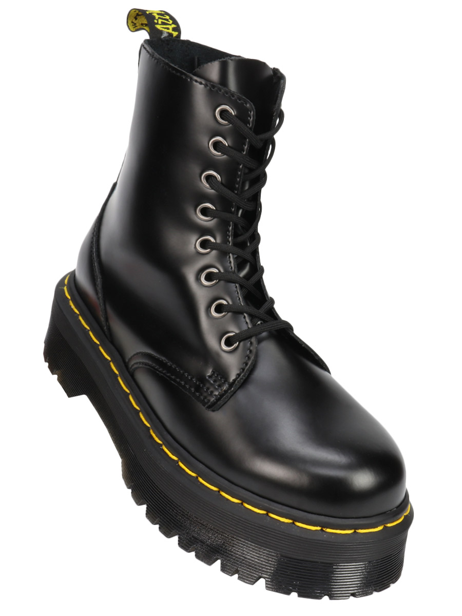 Ботинки Dr Martens 8 блоков черные - фото 1 - rockbunker.ru