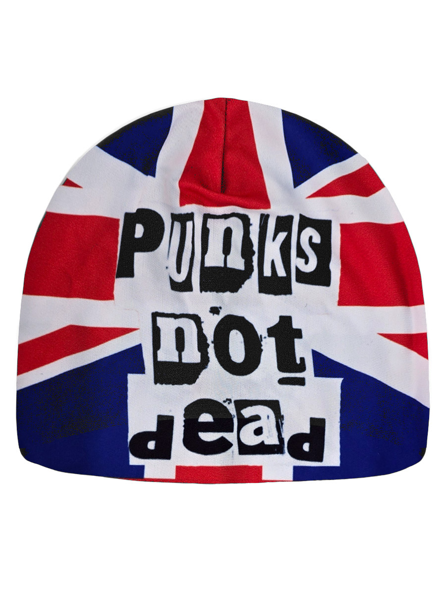 Шапка двухсторонняя Punks Not Dead Британский Флаг - фото 1 - rockbunker.ru
