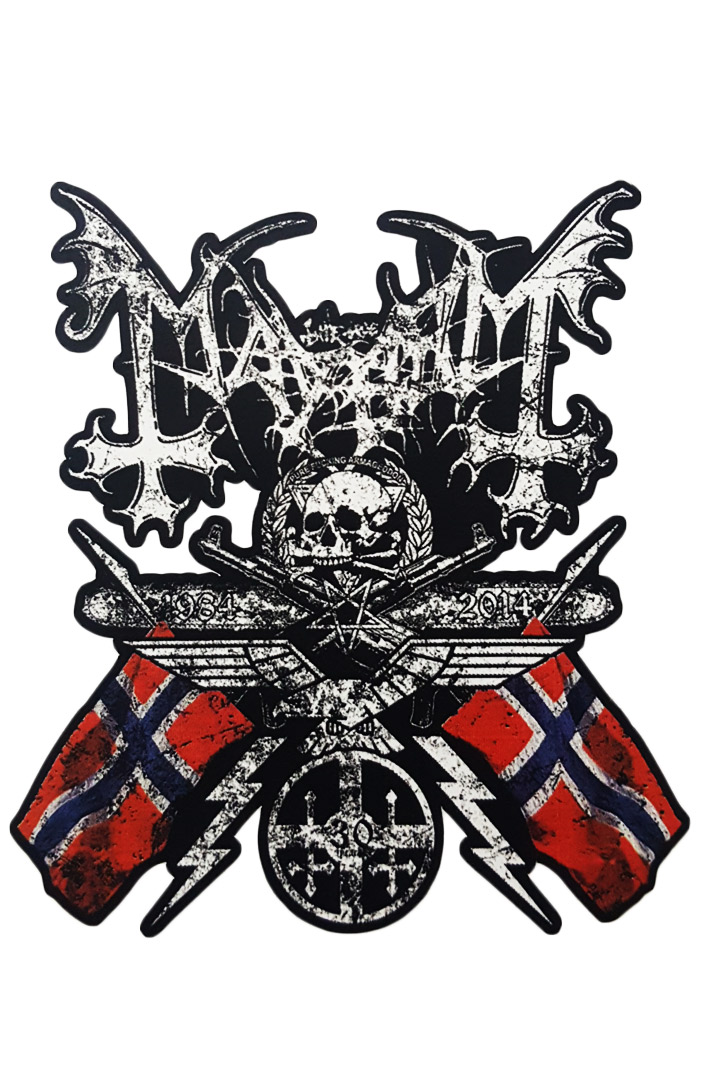Наклейка-стикер Mayhem - фото 1 - rockbunker.ru
