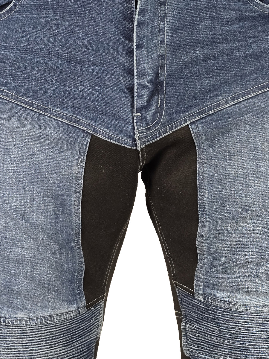 Мотоджинсы Синие - фото 4 - rockbunker.ru