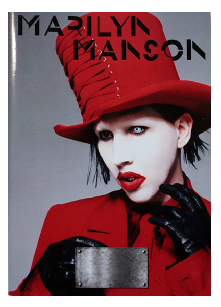 Тетрадь RockMerch Marilyn Manson - фото 1 - rockbunker.ru