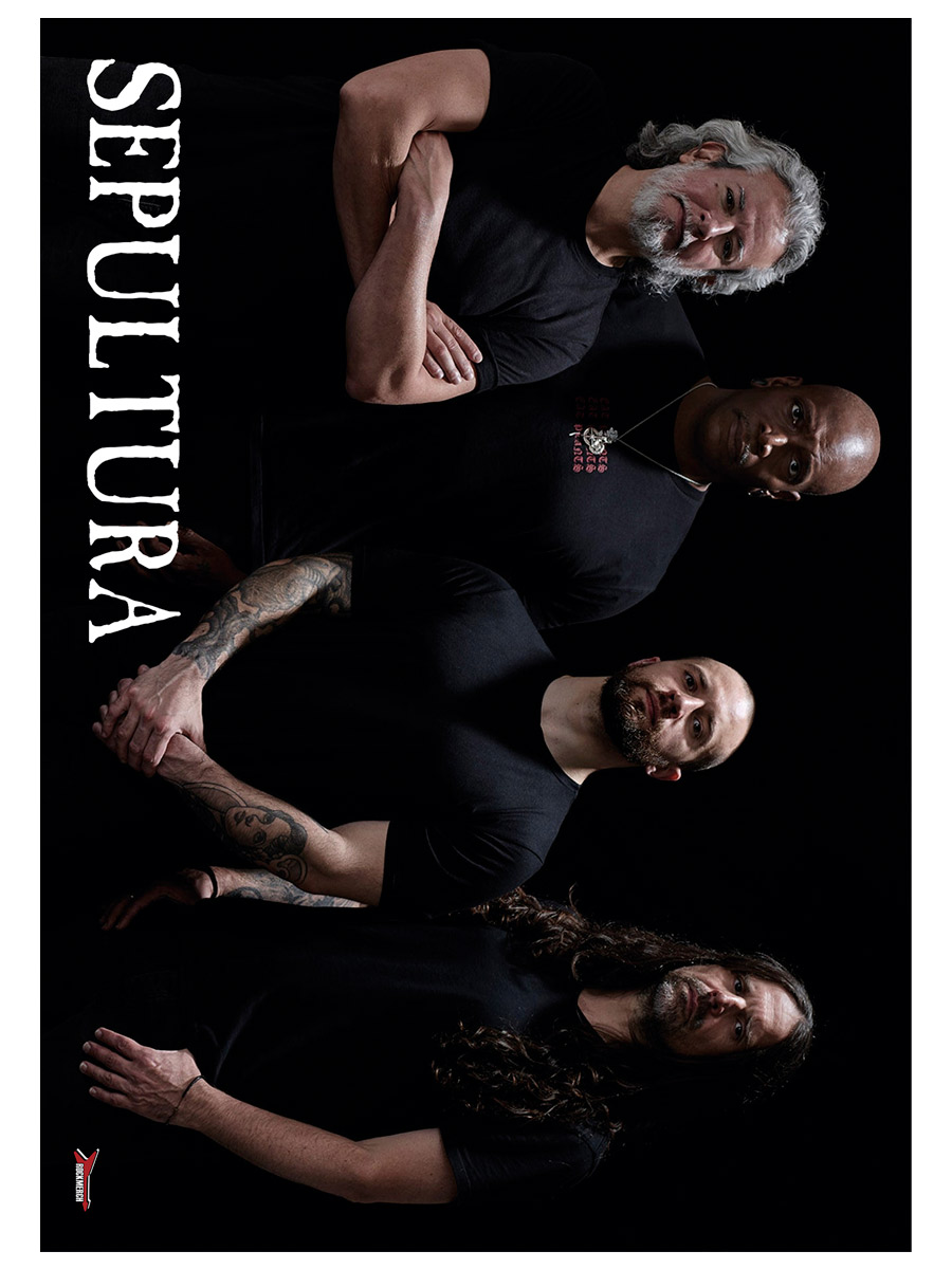 Плакат самоклеющийся на стену Sepultura - фото 1 - rockbunker.ru