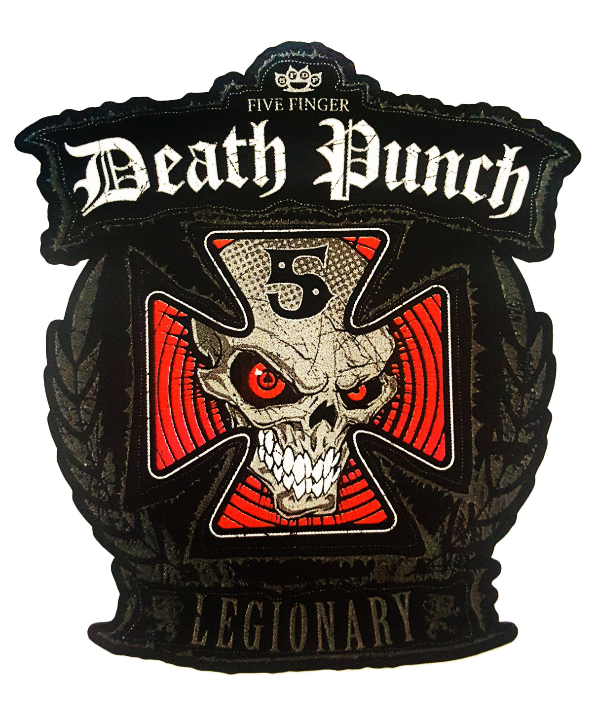 Наклейка-стикер Five Finger Death Punch - фото 1 - rockbunker.ru