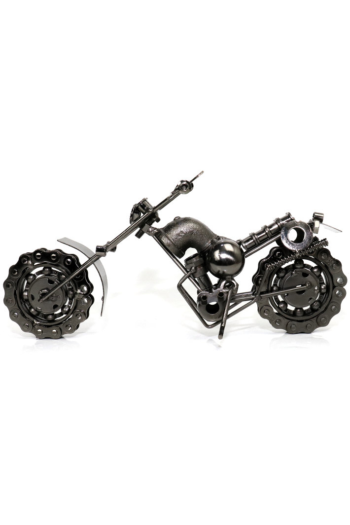 Сувенирная модель Мотоцикл ручной работы МРС039 - фото 4 - rockbunker.ru