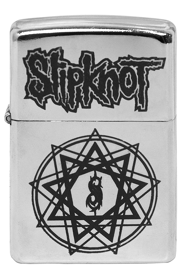 Зажигалка с гравировкой Slipknot - фото 1 - rockbunker.ru