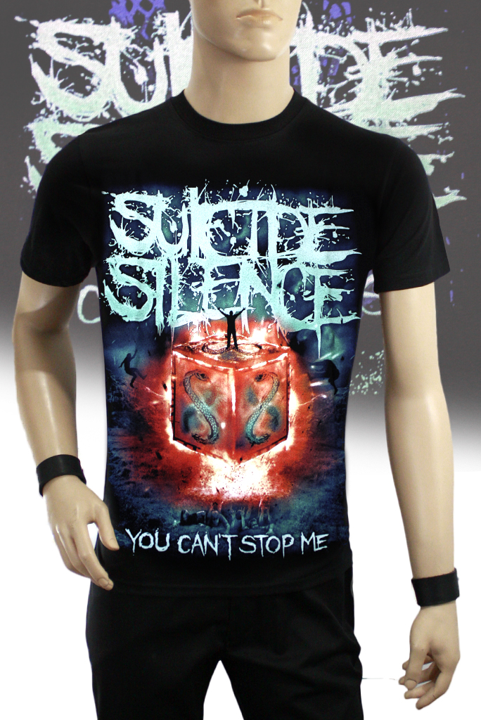 Футболка Hot Rock Suicide Silence You Cant Stop Me - фото 1 - rockbunker.ru