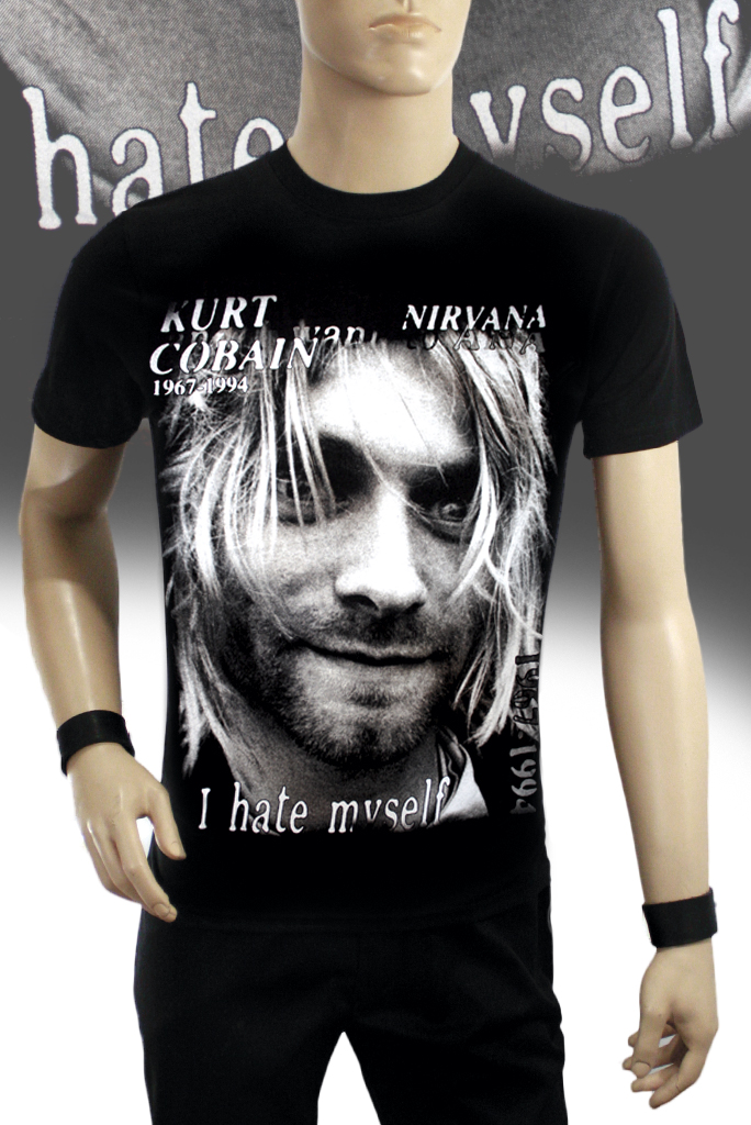 Футболка Metal Heaven Kurt Cobain Hate Myself - фото 1 - rockbunker.ru