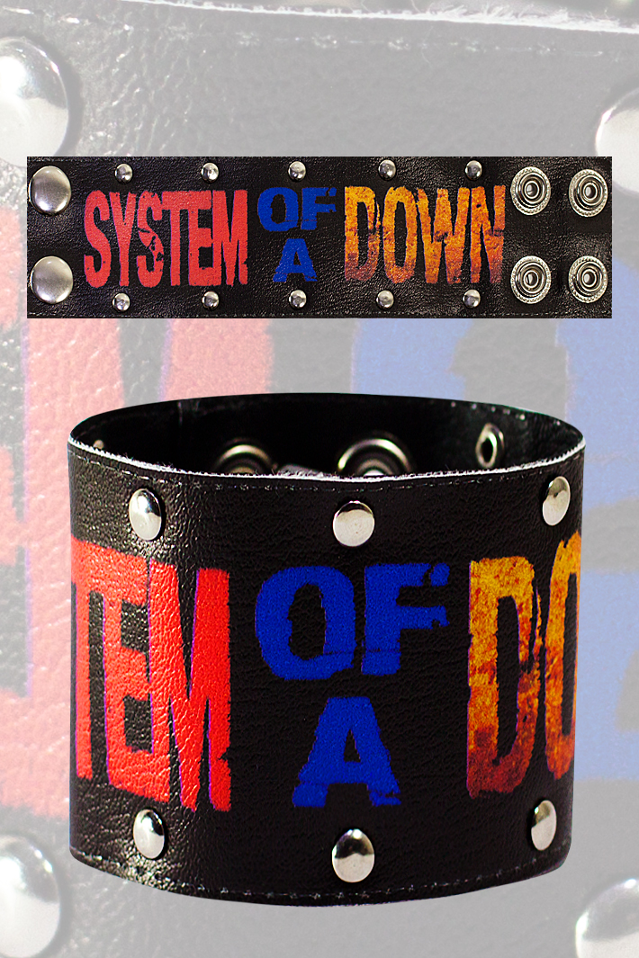 Браслет System Of A Down - фото 1 - rockbunker.ru