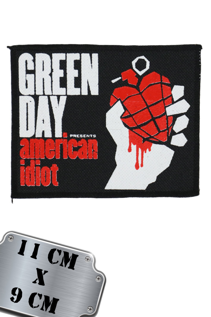 Нашивка Green Day - фото 1 - rockbunker.ru