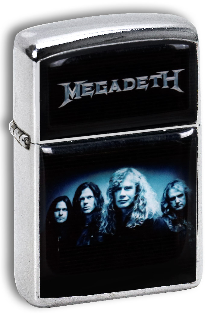 Зажигалка RockMerch Megadeth - фото 1 - rockbunker.ru