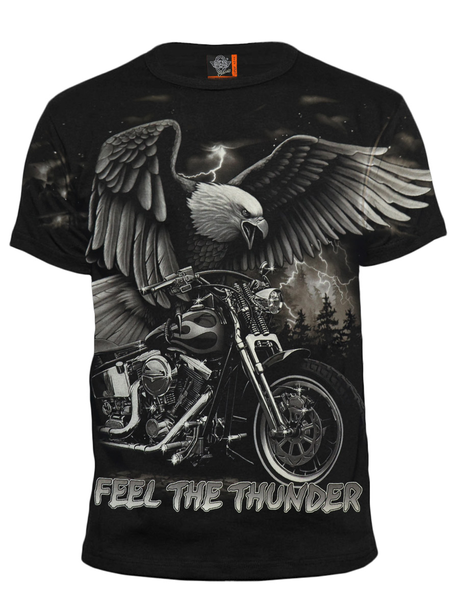 Футболка Rock Eagle Feel The Thunder - фото 1 - rockbunker.ru