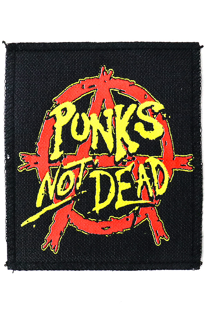 Нашивка Punks Not Dead - фото 1 - rockbunker.ru