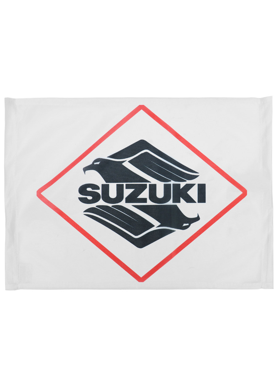 Флаг автомобильный Suzuki - фото 2 - rockbunker.ru