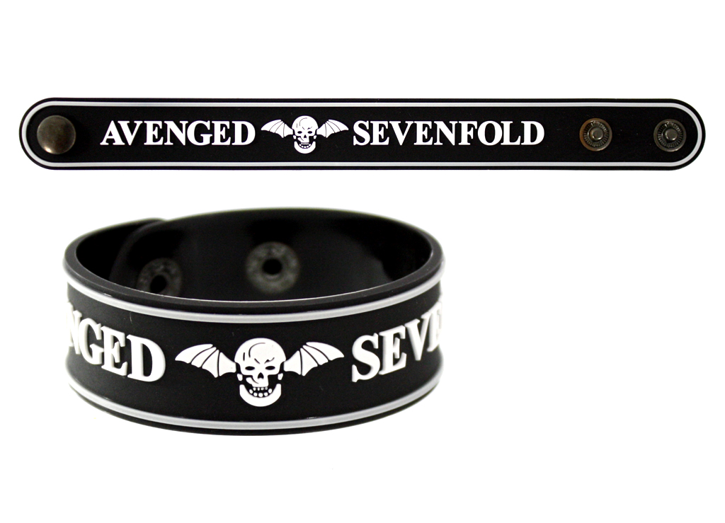 Браслет Avenged Sevenfold резиновый - фото 1 - rockbunker.ru