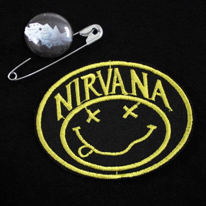 Нашивка Nirvana - фото 1 - rockbunker.ru