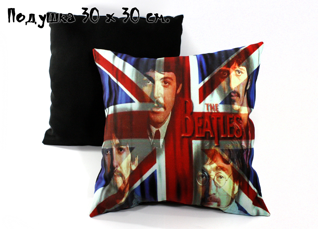 Подушка The Beatles - фото 2 - rockbunker.ru