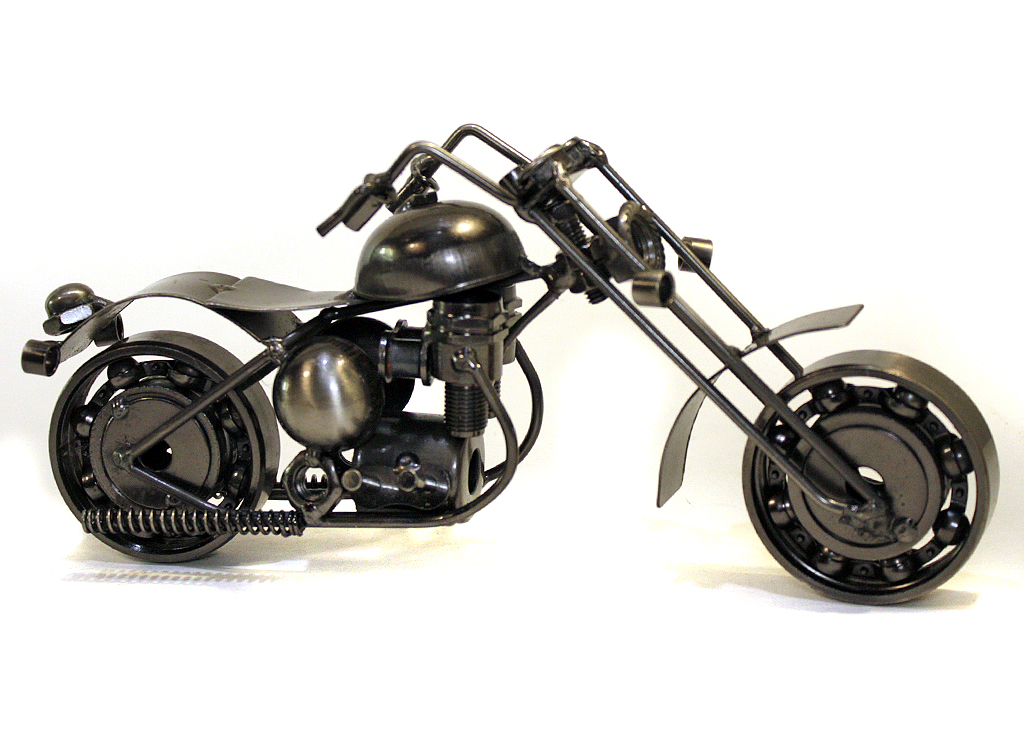 Сувенирная модель Мотоцикл ручной работы МРС028 - фото 1 - rockbunker.ru