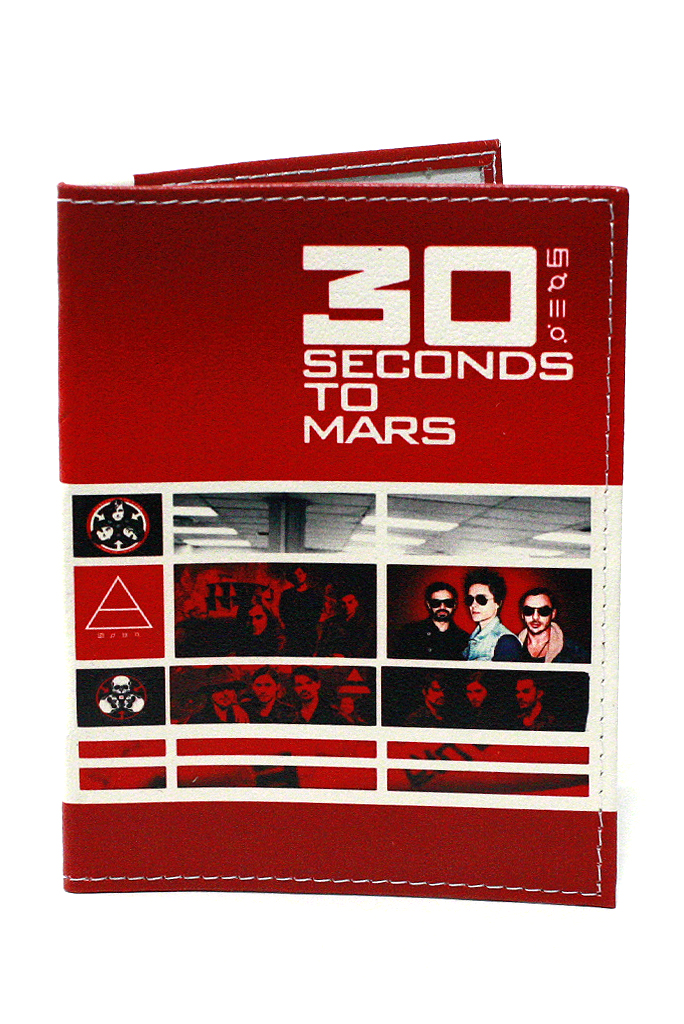 Обложка на паспорт RockMerch 30 Seconds to Mars - фото 1 - rockbunker.ru