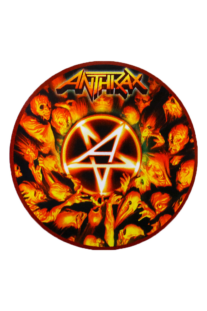 Наклейка-стикер Rock Merch Anthrax - фото 1 - rockbunker.ru