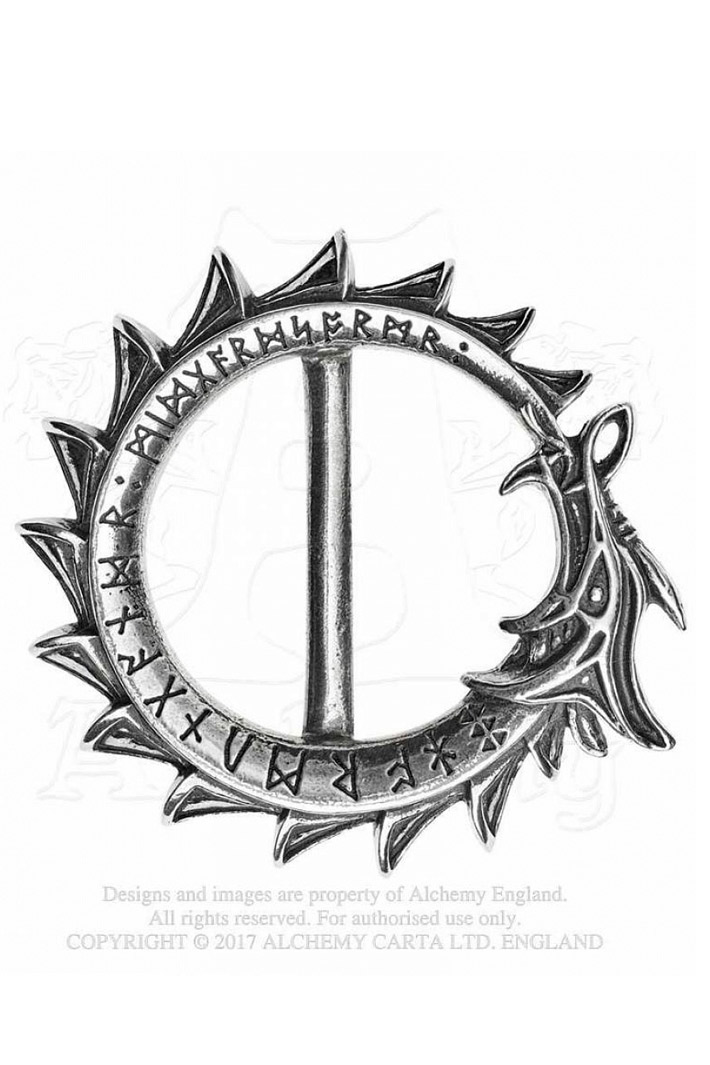 Пряжка Alchemy Gothic B102 Jormungand - фото 1 - rockbunker.ru