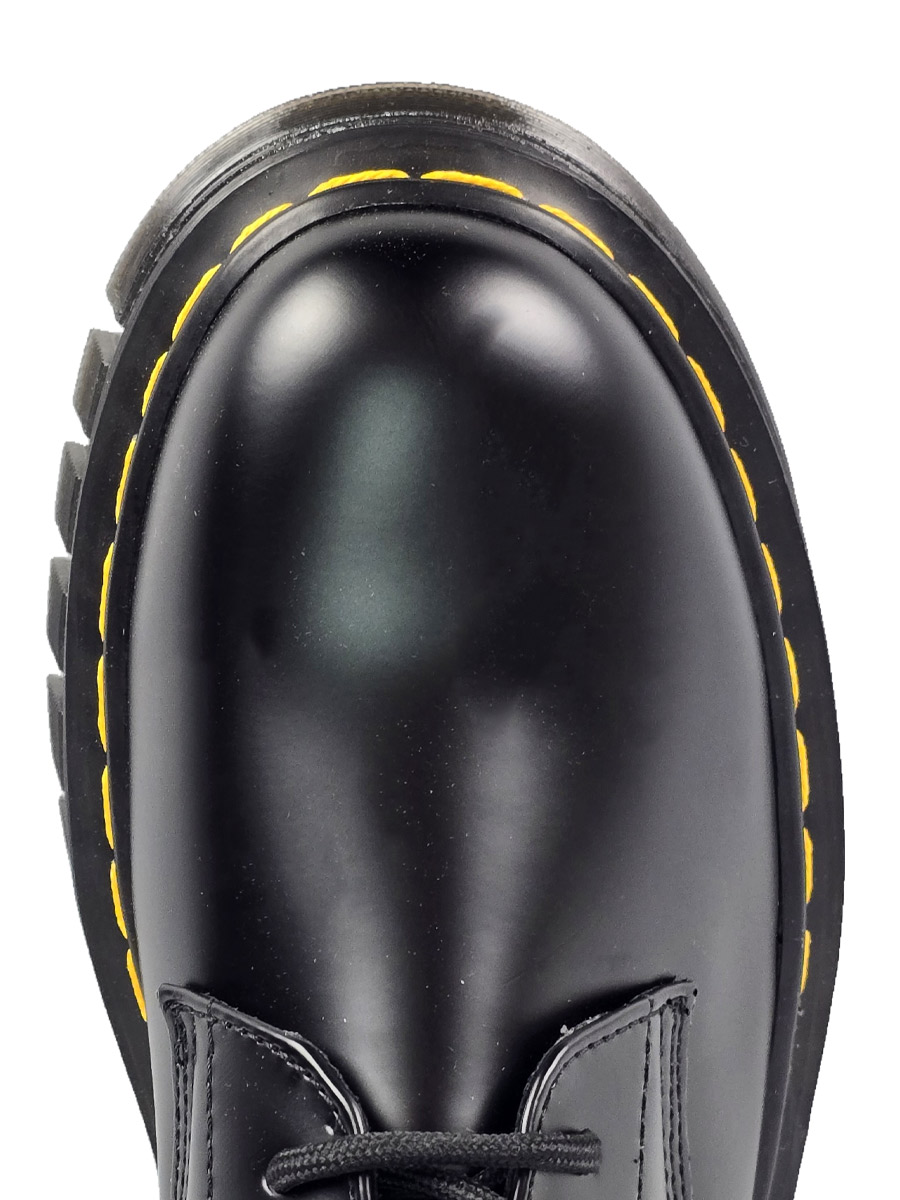 Ботинки Dr Martens 3 блока черные - фото 4 - rockbunker.ru