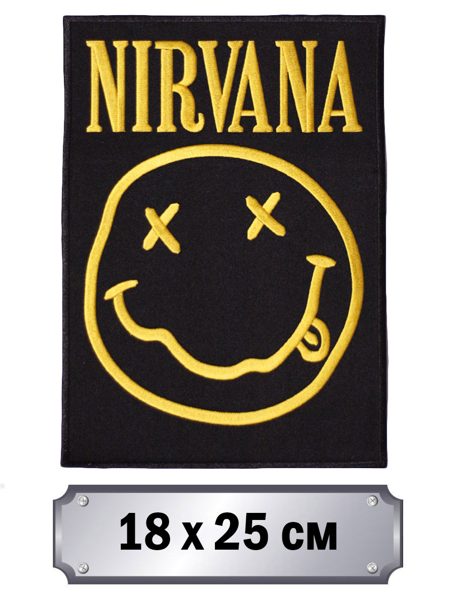 Термонашивка Nirvana - фото 1 - rockbunker.ru