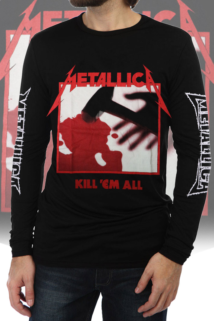 Лонгслив Hot Rock Metallica - фото 1 - rockbunker.ru