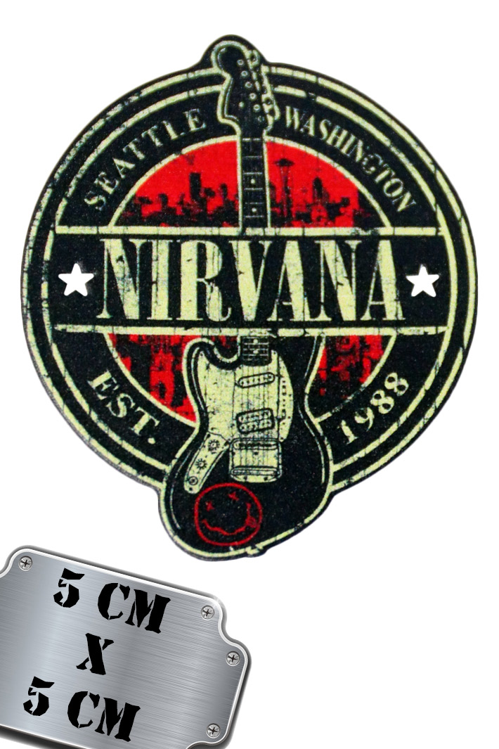 Магнит Nirvana - фото 1 - rockbunker.ru