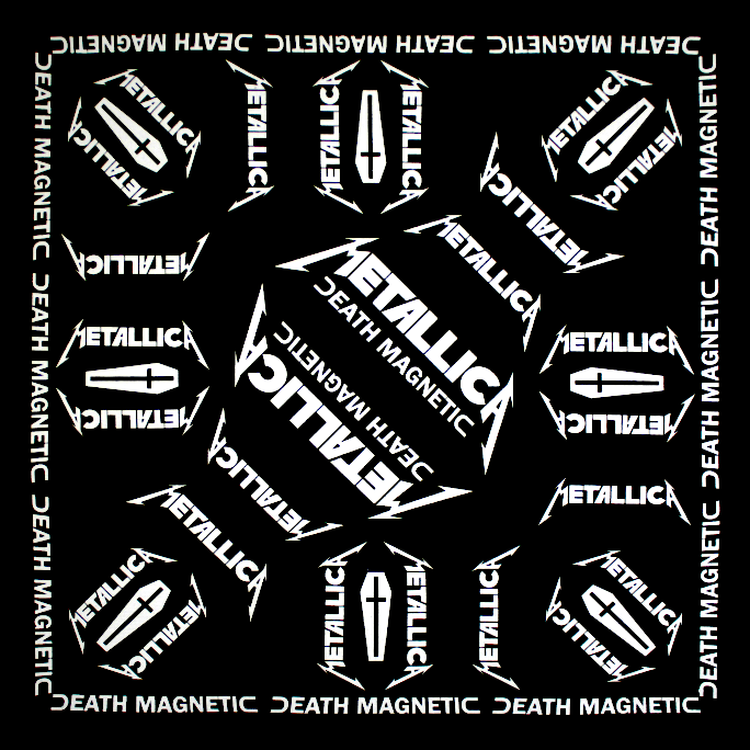 Бандана Metallica Death magnetic - фото 1 - rockbunker.ru