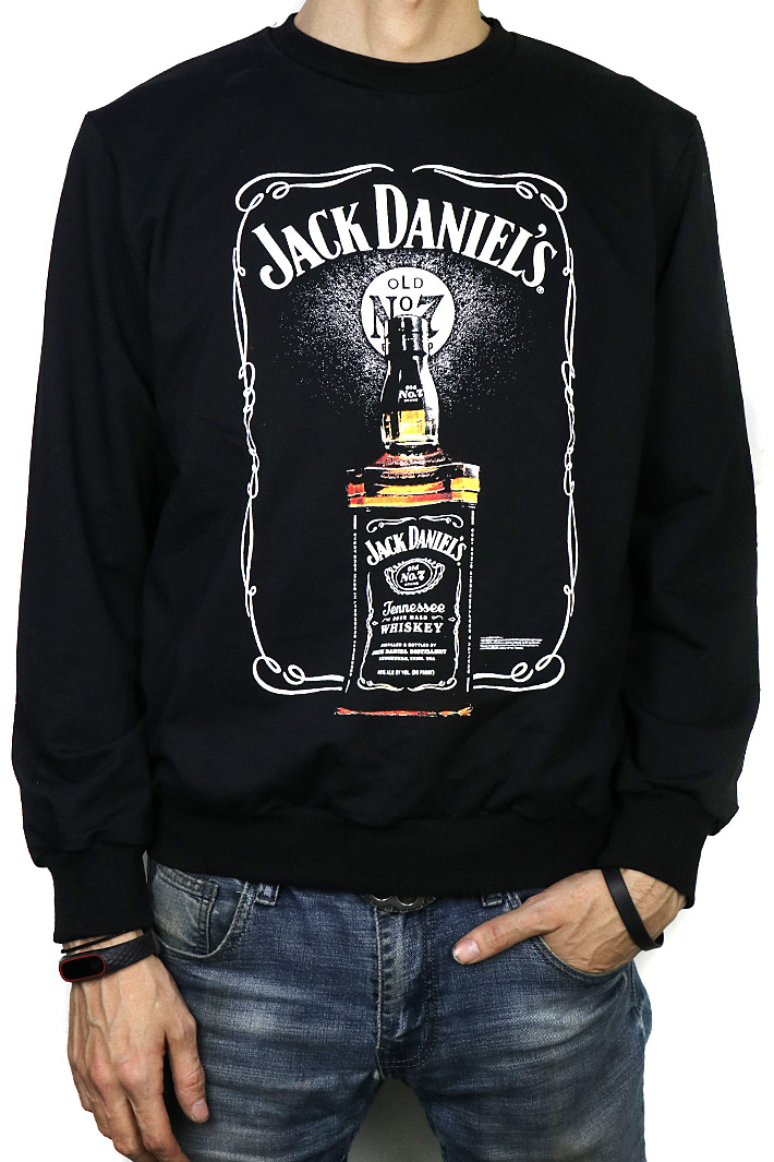 Свитшот RockMerch Jack Daniels - фото 1 - rockbunker.ru