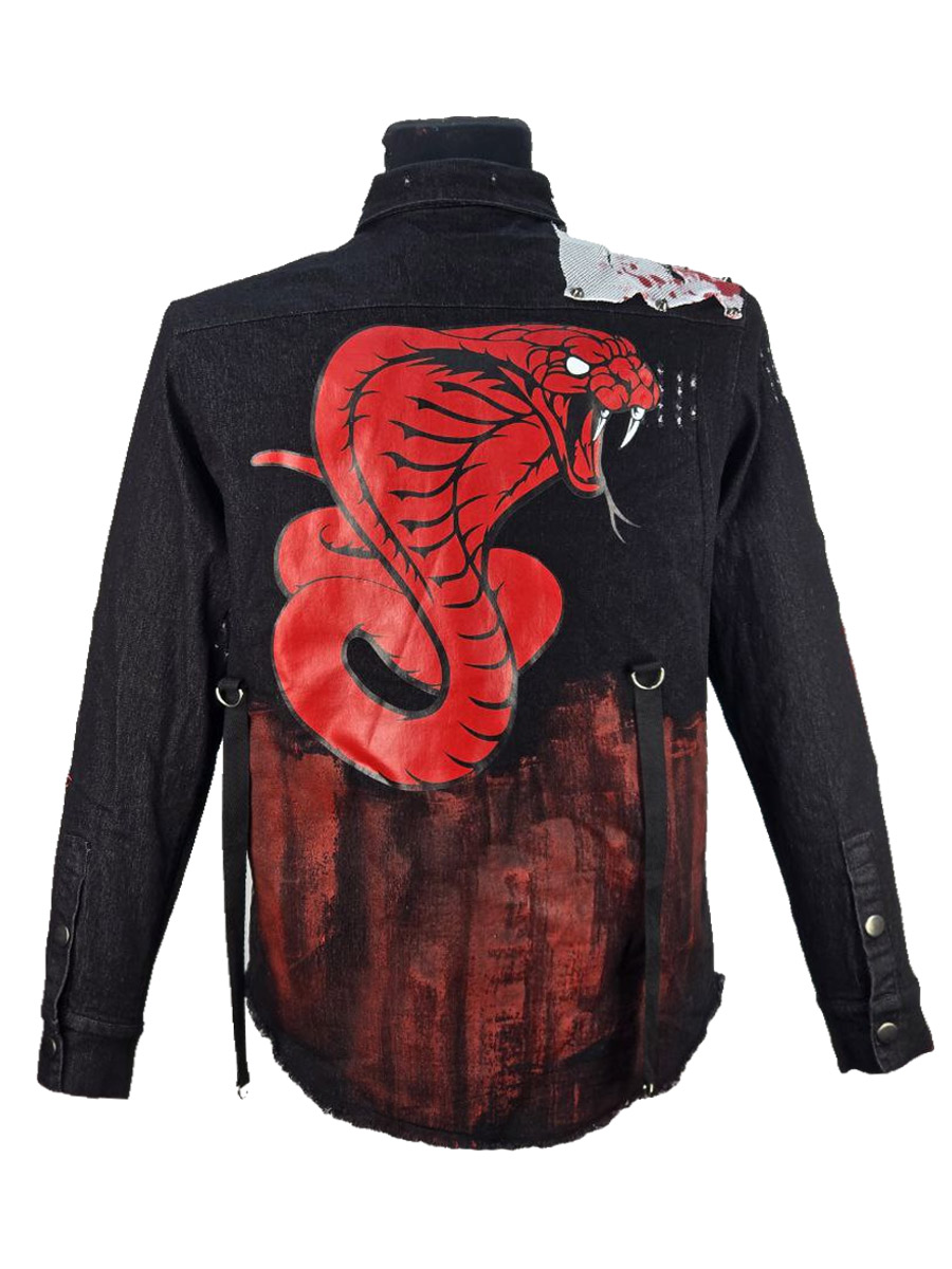 Рубашка кастомная Кобра - фото 2 - rockbunker.ru