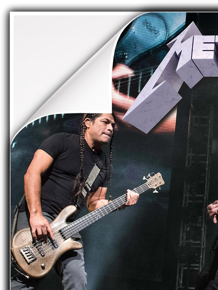 Плакат самоклеющийся на стену Metallica - фото 3 - rockbunker.ru