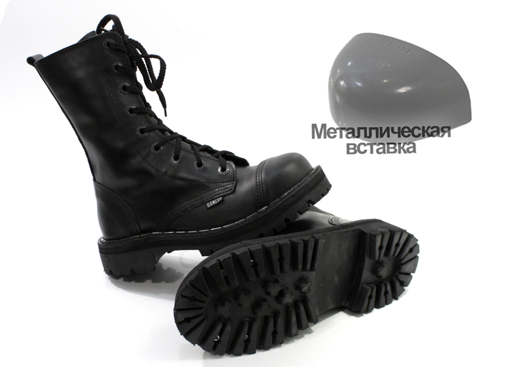Ботинки высокие Ranger Black 9 колец - фото 3 - rockbunker.ru