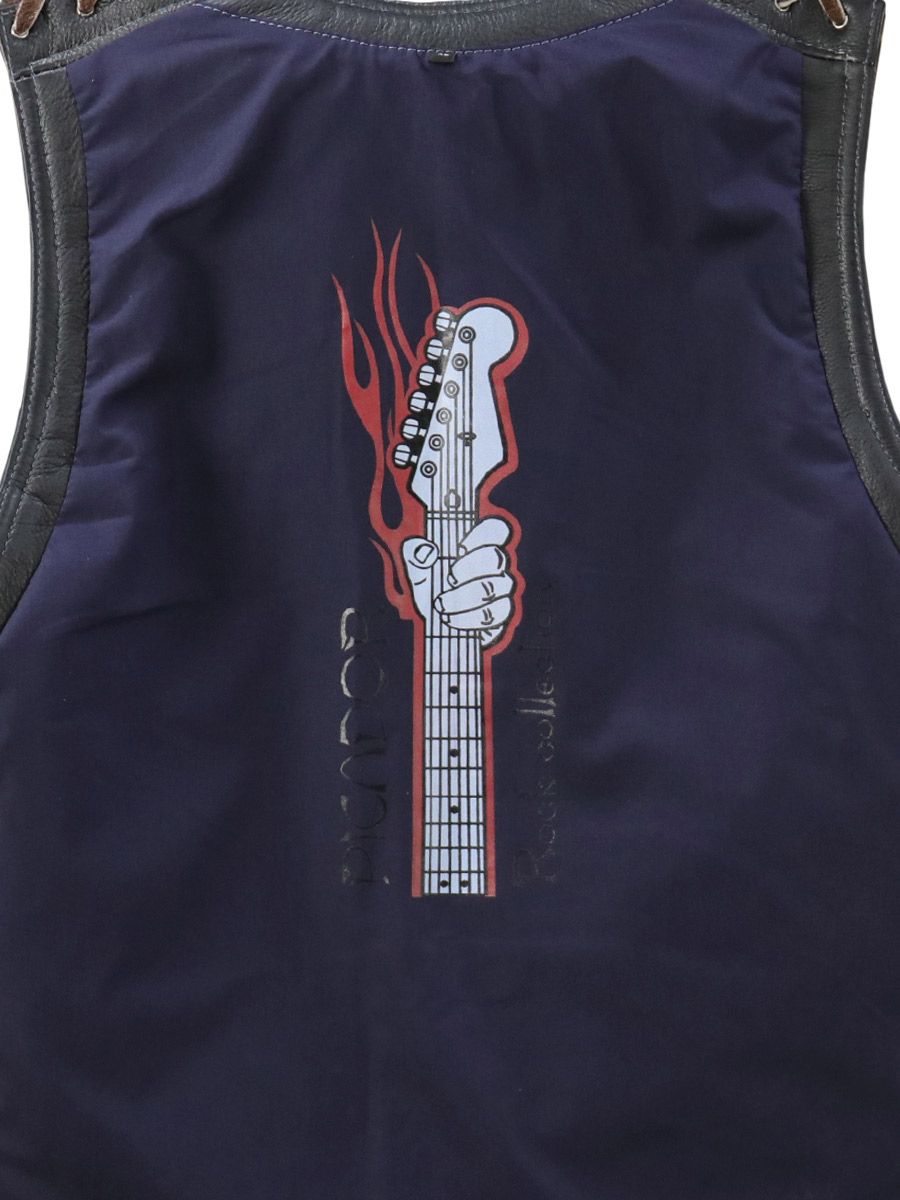 Жилет кожаный мужской Vest Fire - фото 3 - rockbunker.ru